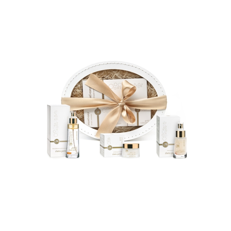 Geschenkset  Gold-Bernstein